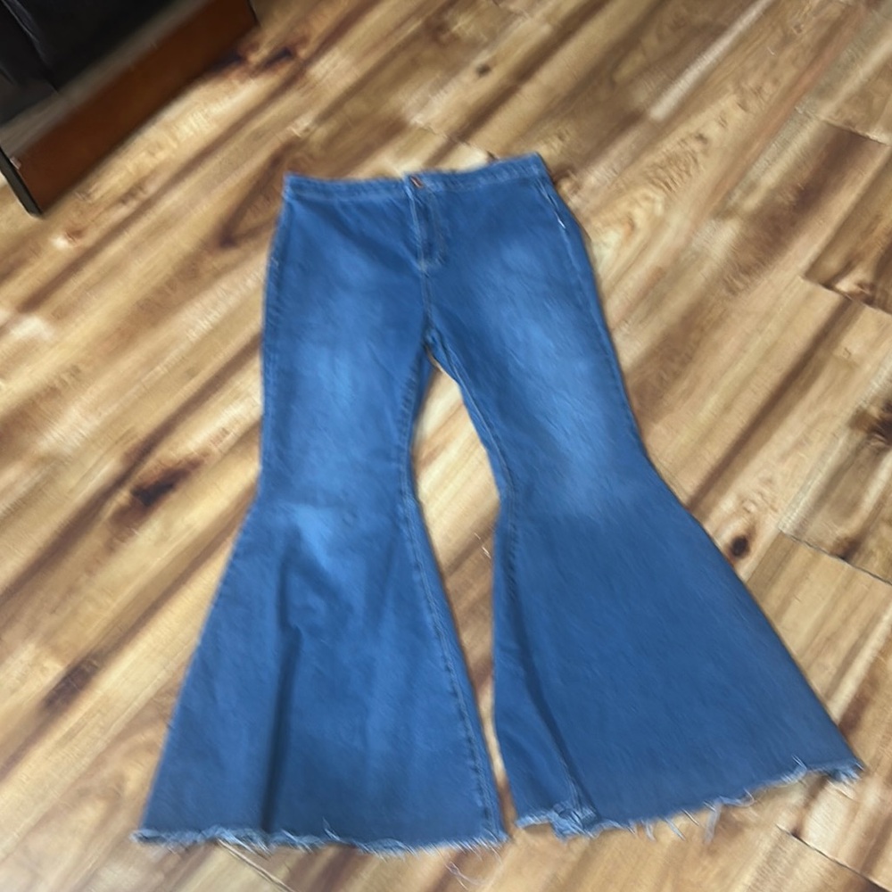 We The Free Blue Flare Jeans